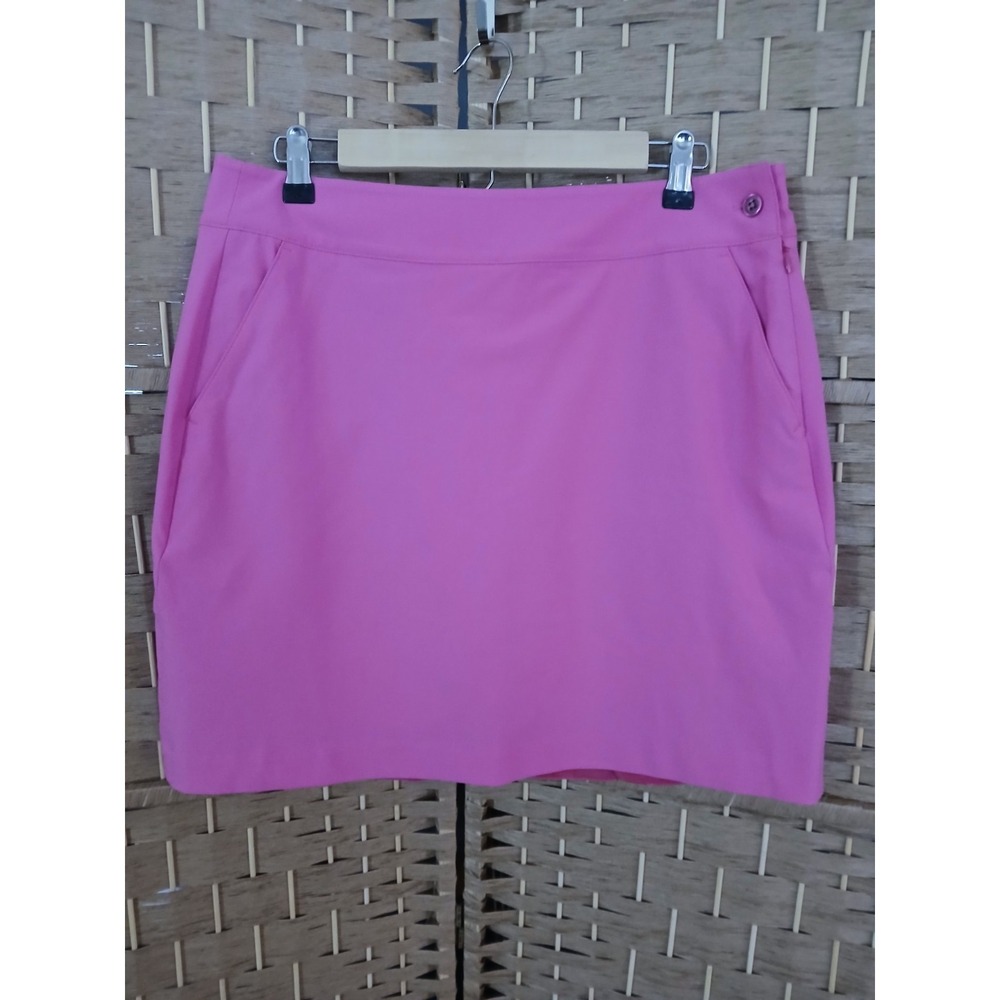 NWT EP New York Women's Pink Microtwill Petal Skort Sz 10 Golf Tennis Pickleball